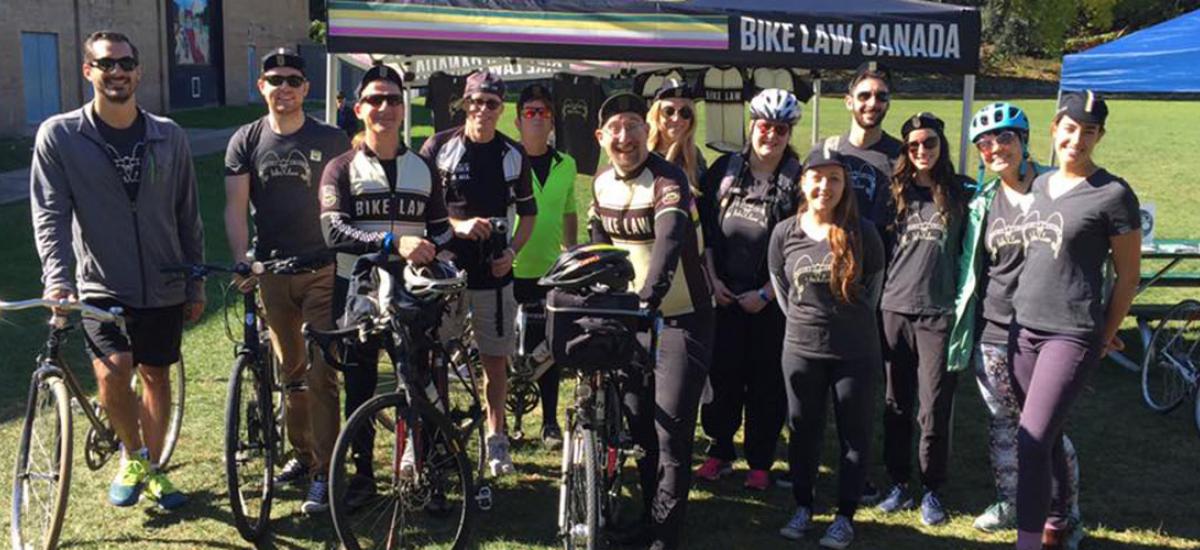 Bike Law team at 2017 Ride for safe streets