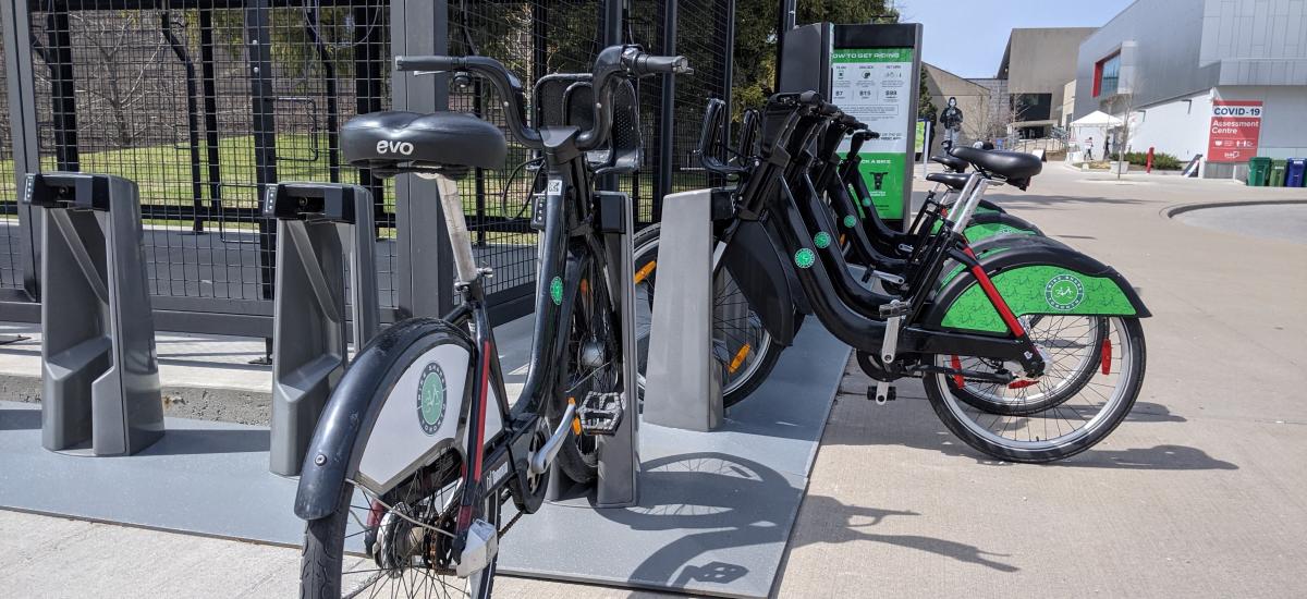 Bike Share Bikes in the rack