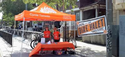 Bike Valet at Kensington Market