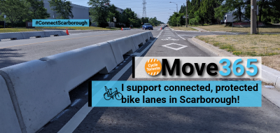 I support connecting Scarborough with protected bike lanes