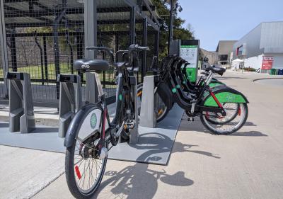 Bike Share Bikes in the rack