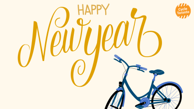 Happy New Year! Bike graphic