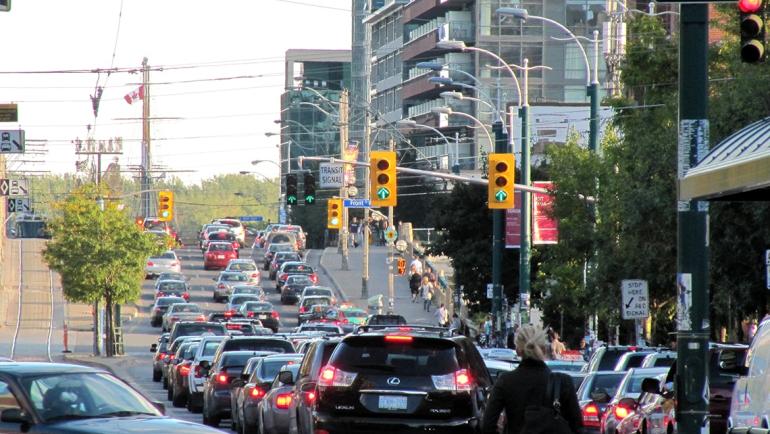 Busy traffic in Toronto