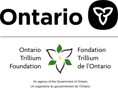 Ontario Logo followed by Ontario Trillium Foundation Logo