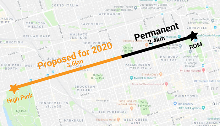 Bloor proposed westward extension