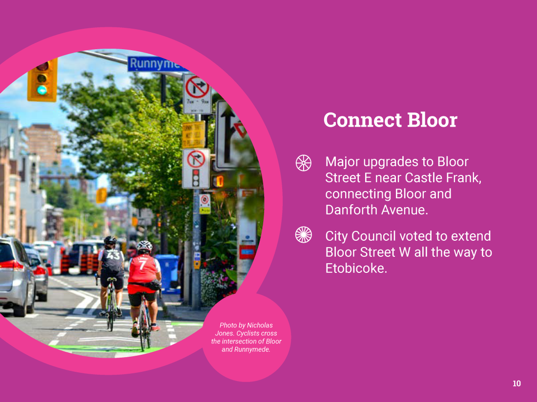 Page 10 of Cycle Toronto's 2021 Annual Report