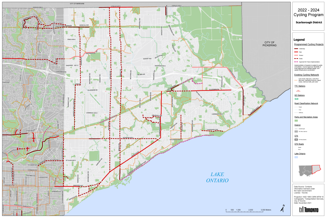 Map of Scarborough