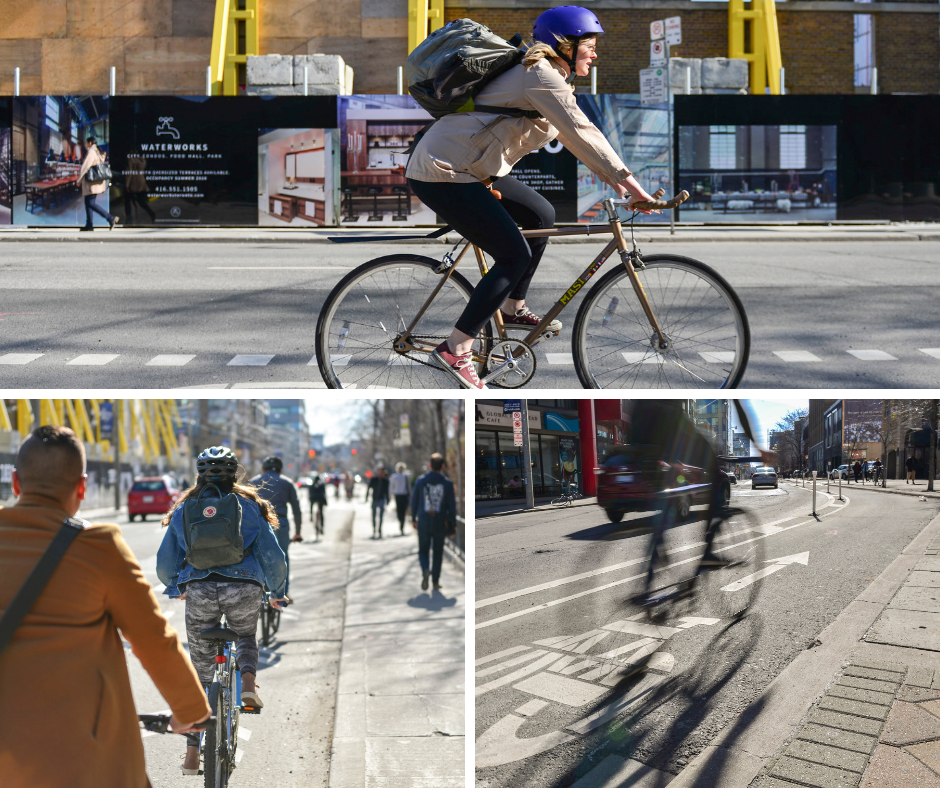 cycle tracks on richmond and adelaide streets are here to stay