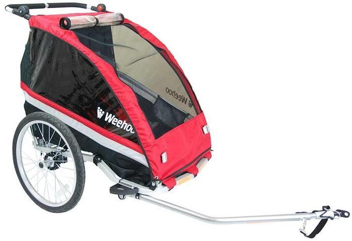 Bike trailer with cover designed for children